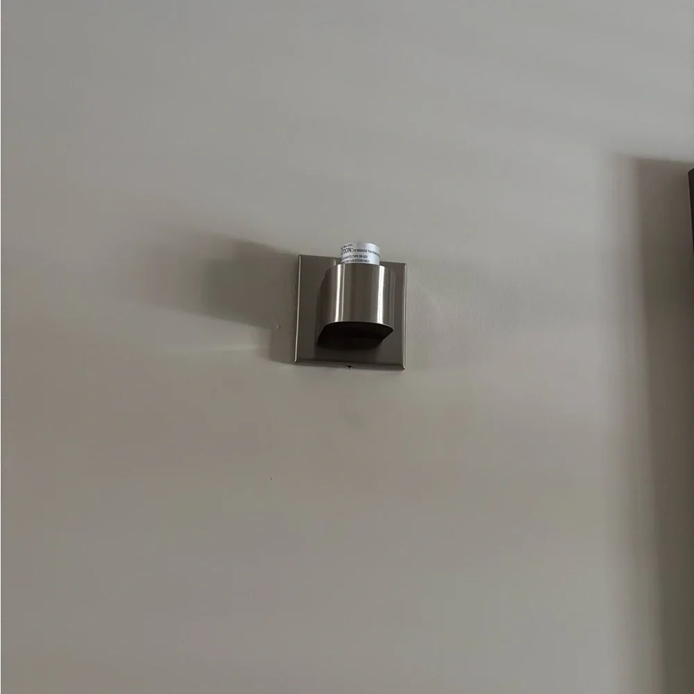 Restoration Hardware Set of 2 Modern Sconces in Brushed Pewter